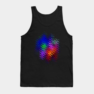 Colored zigzags Tank Top